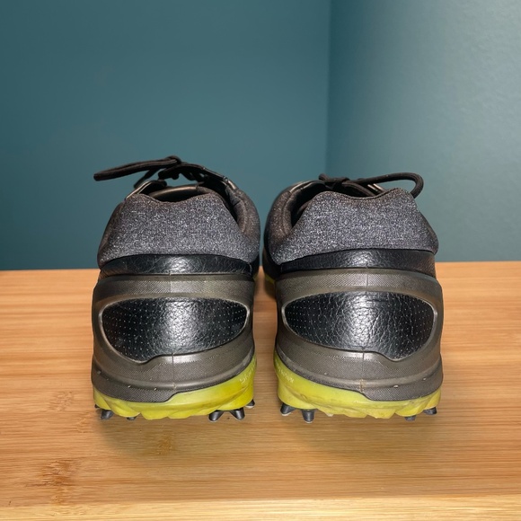 ECCO Mens BIOM Hybrid Yak Leather GORE-TEX Golf Shoes Black 42 8 8.5 Extra Width - Picture 12 of 14